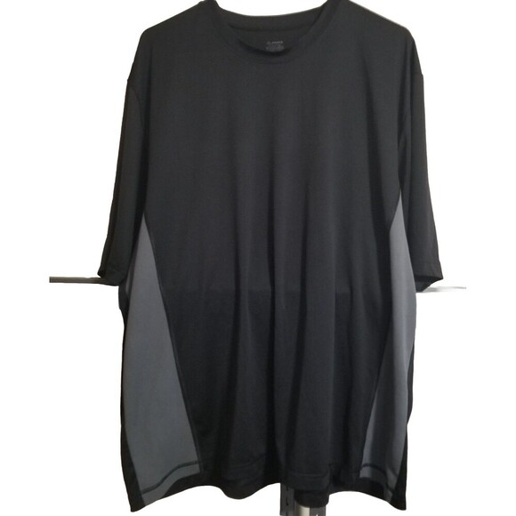 Jockey Shirt Mens Black Gray XL Color block Athletic - Picture 1 of 3